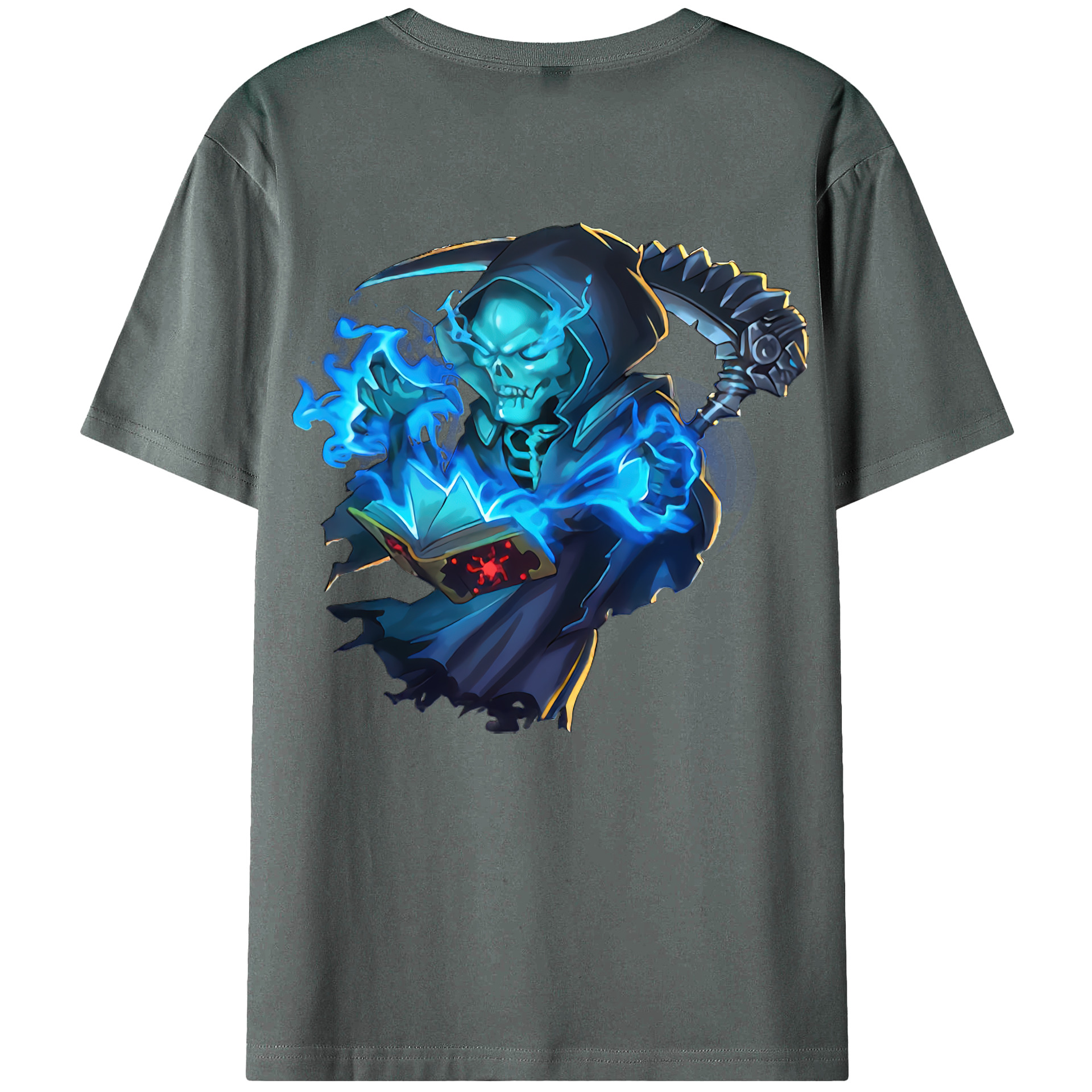 （画像用） リーグ・オブ・レジェンド League of Legends LOL 綿100％ メンズ半袖Tシャツ（バックプリント） 通気性